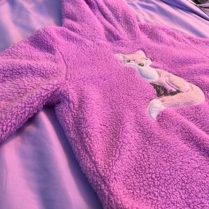 Purple, cozy hoodie, willing to negotiate